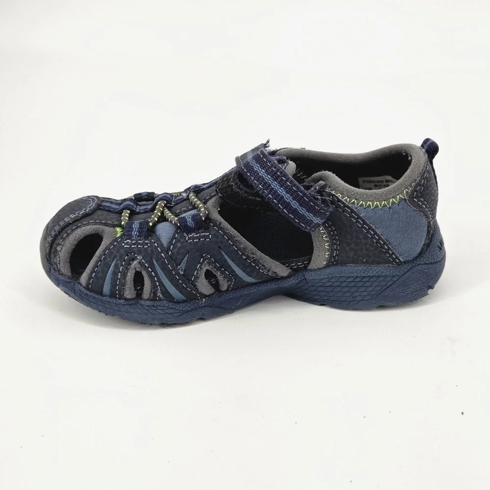Merrell Hydro Hkr Sandal Boys Size 8M Navy Blue Hiking Water Shoes Naturecore